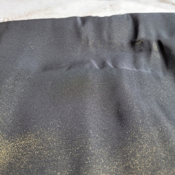 Akris Silk Blend Bronze Shimmer Black Pencil Skirt Size 4 - Picture 13 of 13